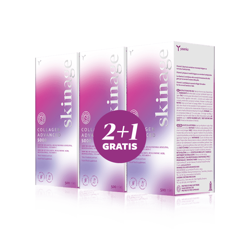 Yasenka Skinage Collagen: Premium collagen supplement designed to support skin health and reduce signs of aging.
