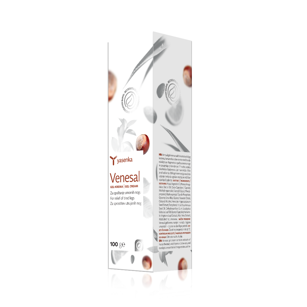 Venesal Gel Cream for enhanced skin health, featuring a soothing formula that reduces inflammation, improves circulation, and nourishes the skin. Ideal for sensitive areas, it provides hydration and comfort for all skin types, available for purchase in Ireland at Yasenka.ie