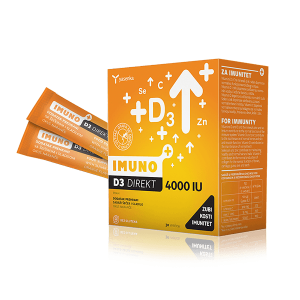 Imuno D3 Direkt liquid dietary supplement with vitamin D3 for immune support and overall health, available for purchase in Ireland at Yasenka.ie