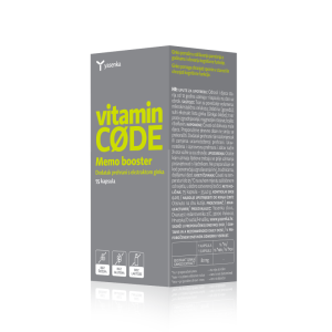 Vitamin Code Memo Booster herbal supplement for cognitive support and memory enhancement, made from natural ingredients, available for purchase in Ireland at Yasenka.ie