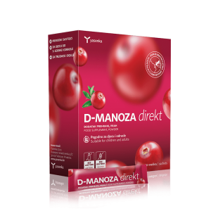 D-Mannose Direct powder supplement for urinary tract health and support, available for purchase in Ireland at Yasenka.ie
