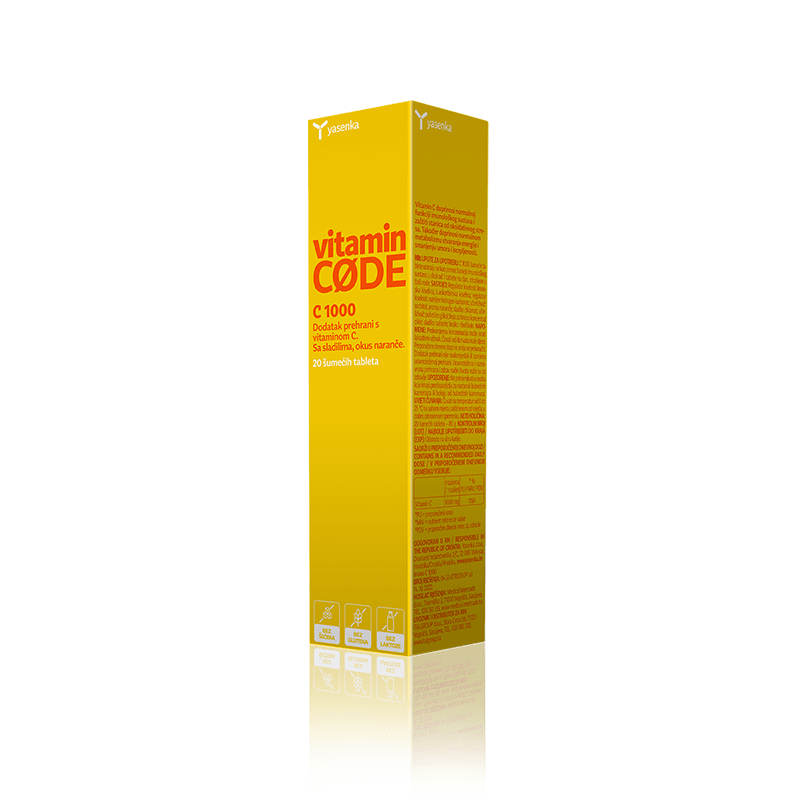 Immuno C 1000 dietary supplement, enriched with vitamin C for immune support, promoting overall health and well-being with powerful antioxidant properties, available for purchase in Ireland at Yasenka.ie